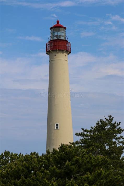 Cape May Lighthouse Nj Stock Photo Image Of Shore Point 36757602