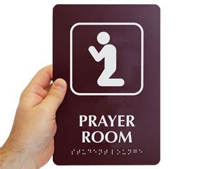 Prayer Room Signs - Door Signs for Prayer Rooms | Best Prices