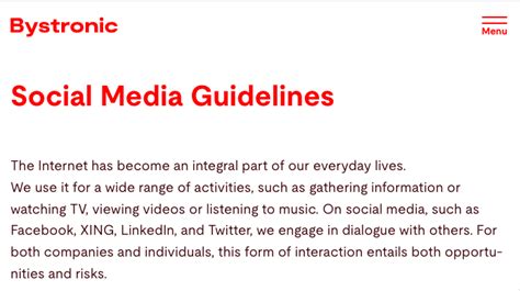 How To Write Social Media Guidelines For Your Team 8 Examples