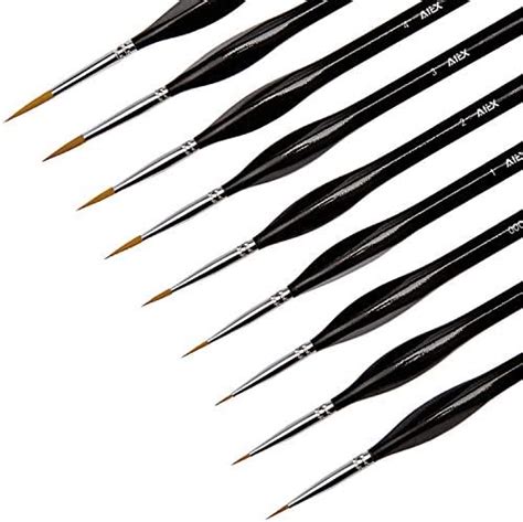 Amazon Pcs Detail Paint Brushes Fine Tip Pain Brush Set