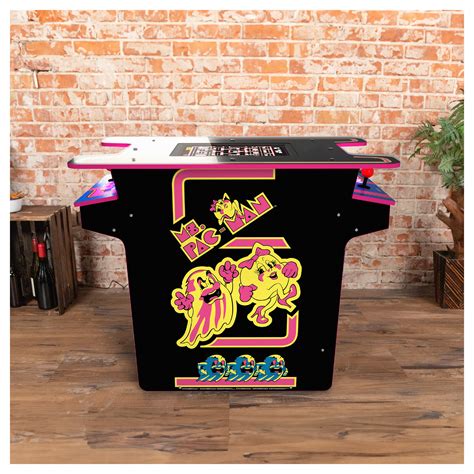 Arcade 1up Arcade1up Ms Pac Man 40th Anniversary Head To Head Black Series Edition Table