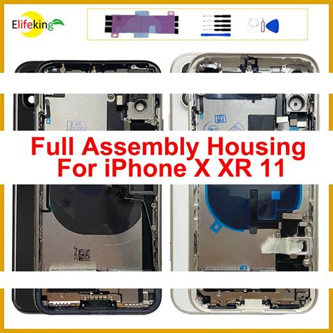 Cubierta Trasera De Montaje Completo Para IPhone X XS 11 SE2 Carcasa De