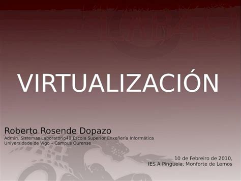 Pdf Virtualizaci N Centros Edu Xunta Escentros Edu Xunta Es