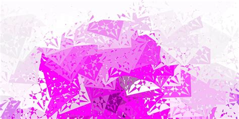 Pano De Fundo Vector Roxo Rosa Claro Tri Ngulos Linhas