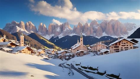 Bester Alpiner Ort Der Welt Das Dorf Santa Maddalena Mit Den Magischen