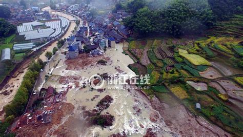 航拍：丽水遂昌山体滑坡现场已救出15人 继续全力救援 海口网