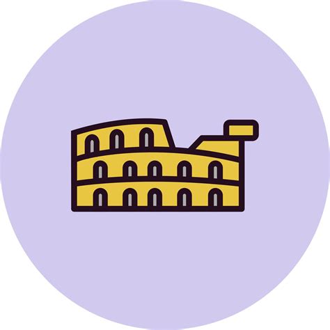 Colosseum Vector Icon 20834296 Vector Art At Vecteezy