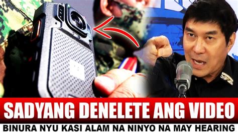 HALA SEN RAFFY TULFO BISTADO ANG MGA PU LIS NA NAG DELETE NG VIDEO NA