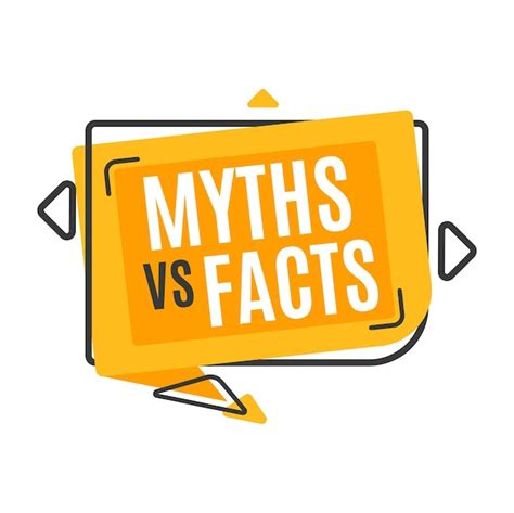 Premium Vector Myths Vs Facts Truth Versus False Speech Bubble