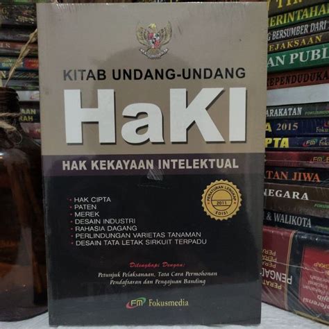 Jual Kitab Undang Undang Haki Kekayaan Intelektual Hak Cipta Paten