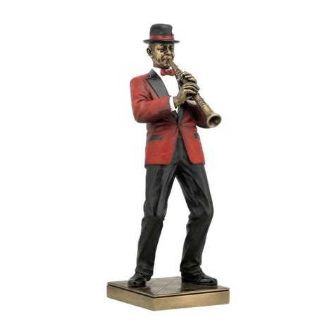 Jazz Band Clarinet Player Statue — Allsculptures