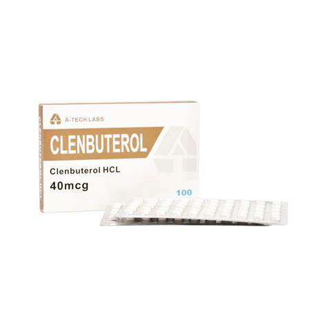 Clenbuterol Clenbuterol Hcl 40mcgtab 100tabs A Tech Labs