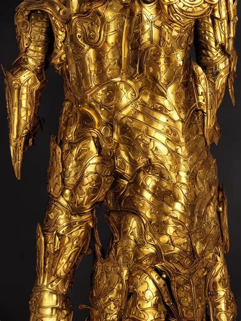 Thor In Gold And Red Ornate Armor With Gold Wings Stable Diffusion