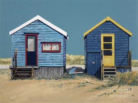 Beach Hut Painting at PaintingValley.com | Explore collection of Beach ...