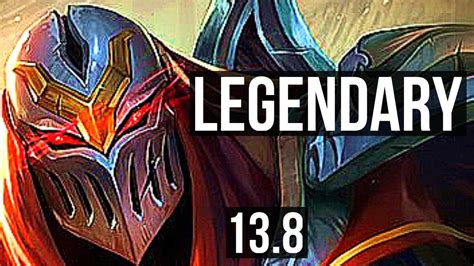 ZED Vs NASUS MID 8 0 7 1 5M Mastery 600 Games Legendary KR