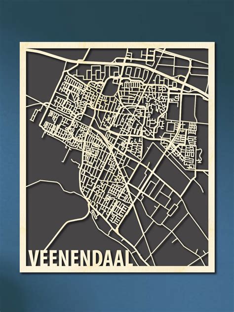 Citymap Veenendaal Kopen Hout Kado Nl