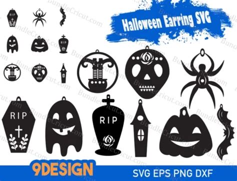 Halloween Earring SVG - Bundle Cricut