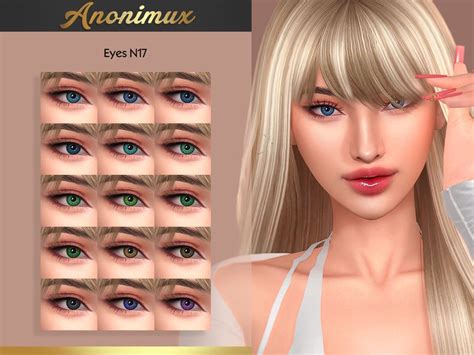 Anonimux Simmer S Eyes N17 Sims Hair Eye Color Sims 4 Mods Clothes