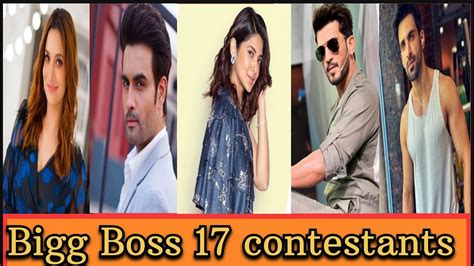 Bigg Boss 17 Contestants Bigg Boss 17 Confirm Contestants List YouTube