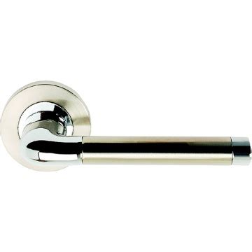 Argo Lever Door Handles Satin Nickel Polished Chrome Selco