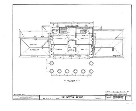 Arlington House The Robert E Lee Memorial Habs Va7 Arl1 Sheet 03