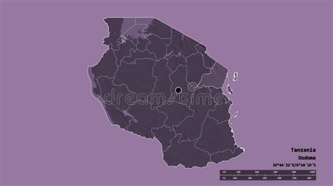 Location Of Tanga Region Of Tanzania Administrative Stock