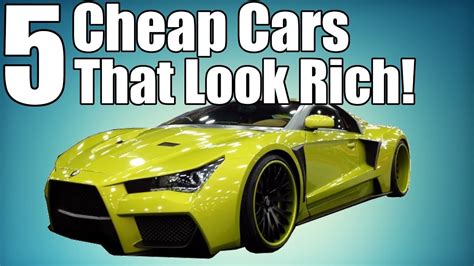 5 Cheap Cars That Make You Look Rich Youtube