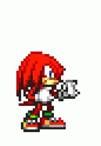 Pixel Knuckles Sticker Pixel Knuckles Discover Share Gifs Pixel