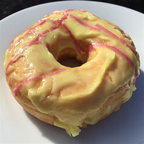 Archived Reviews From Amy Seeks New Treats Rhubarb And Custard Doughnut