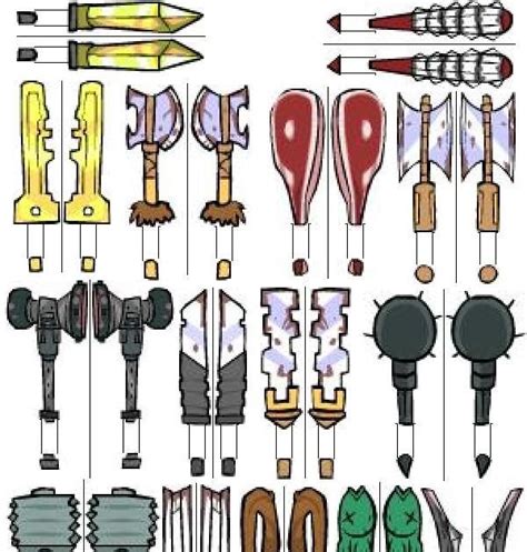 Castle crashers weapons