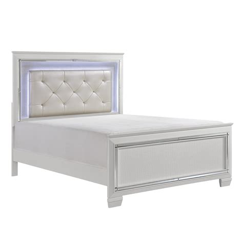 Allura Queen Bed Frame In White | BestBuy Furniture