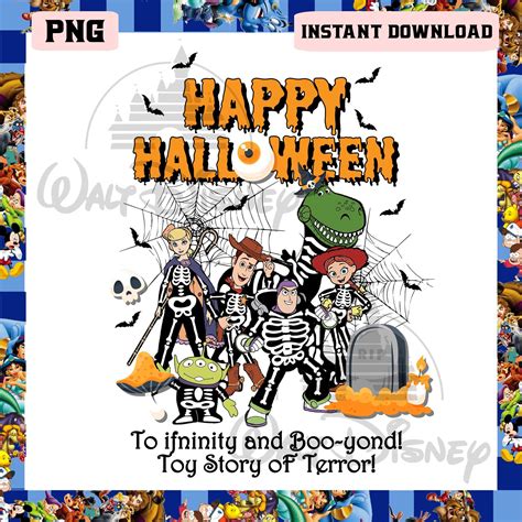 Halloween Toy Story Png, Spooky Season Png, Toy Story Skelet - Inspire ...