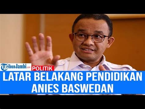 Latar Belakang Pendidikan Anies Baswedan S2 Di Universitas Maryland