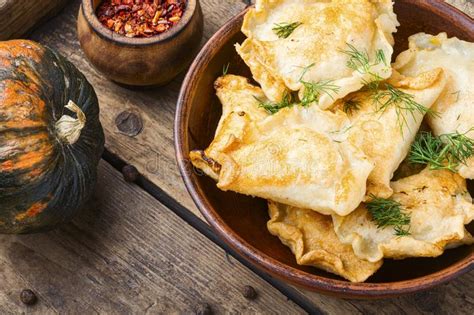 Homemade Dumplings With Pumpkin Stock Image Image Of Dinner November