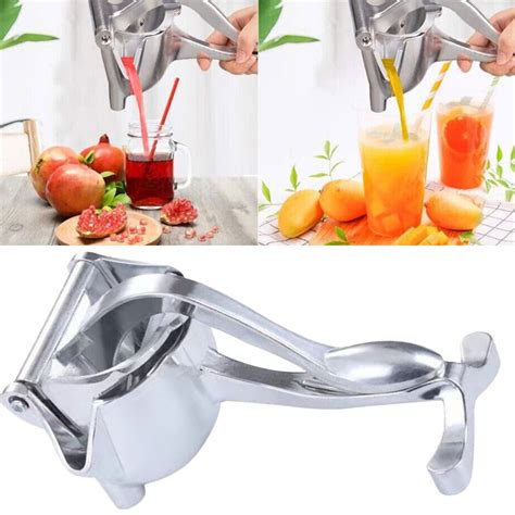 Manual Juice Squeezer Aluminum Alloy Hand Pressure Juicer