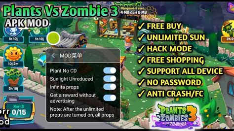 Gamemod Plants Vs Zombie Mod Free Buy Unlimited Sun Mode Cheat