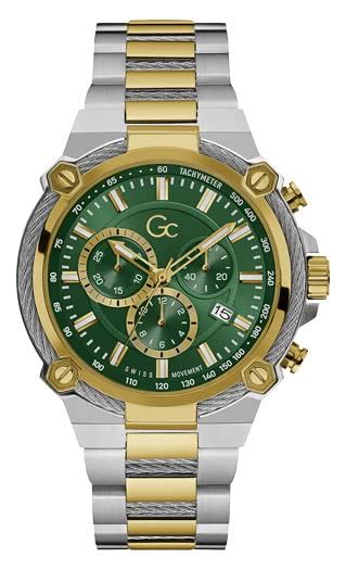 Buy Gc Sport Chic Collection Green Dial Swiss Movement Men S Watch