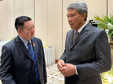 Secretary General Of Asean Meets With Malaysia Minister Of Defence