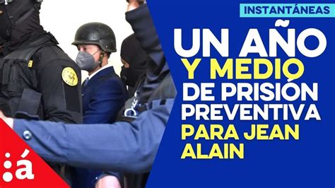 Un año y medio de prisión preventiva piden para Jean Alain YouTube