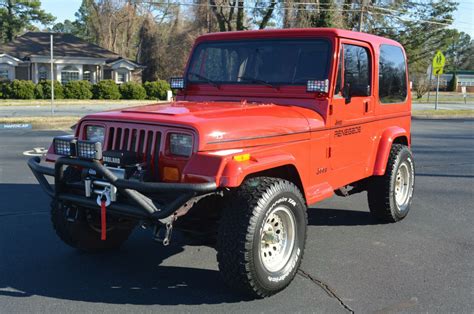 Fully Restored Jeep Wrangler Renegade Yj Inline Cylinder Nice