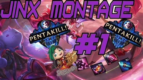 Montage Jinx 1 Kiting 1v5 Pentakill League Of Legend YouTube