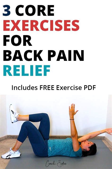 Beginner Core Strengthening Exercises For Back Pain Free Pdf