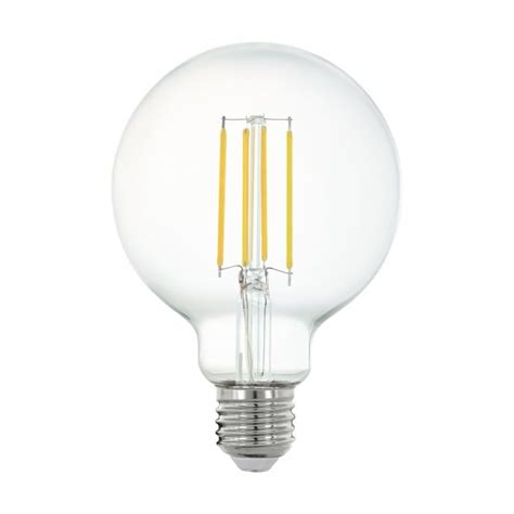 Eglo Connect Z K E G W Led Globe Filament Lamp Light Bulbs