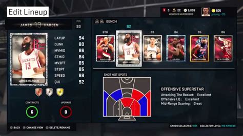 NBA 2K15 Diamond James Harden Attribute Ratings Badges PS4 YouTube