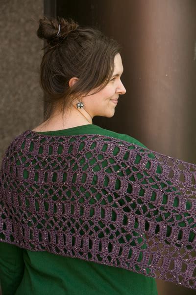 Free Crochet Pattern Raspberry Tweed Shawl Fiber Flux Adventures