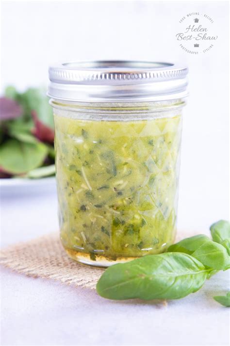 Easy Pesto Salad Dressing Recipe Minutes Helen S Fuss Free Flavours