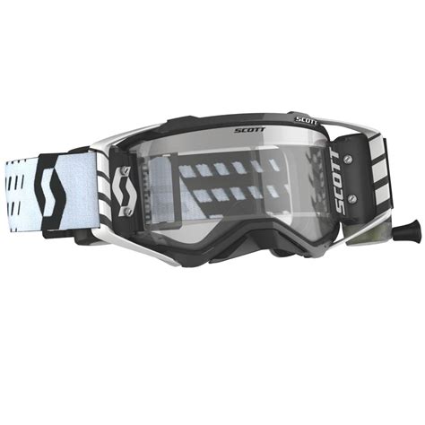 Scott Prospect Wfs Roll Off Motocross Goggles Black White