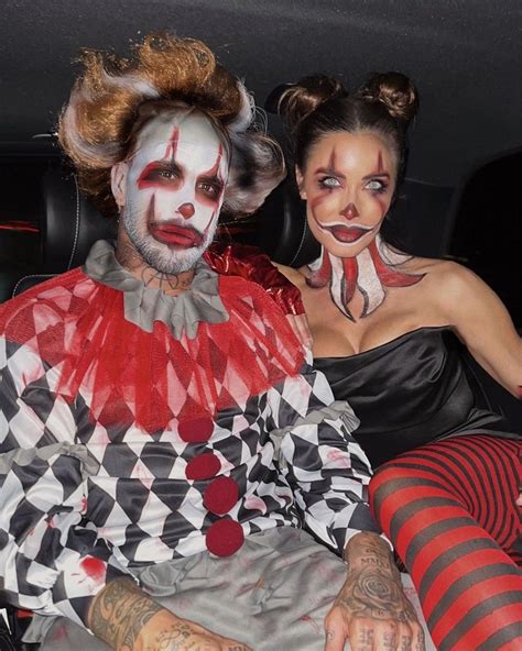 Scary Clown Couple Costumes