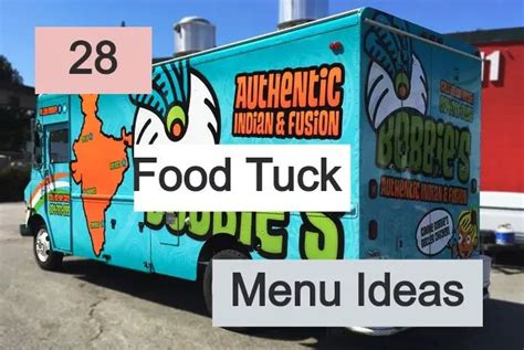 28 Food Truck Menu Ideas 2021 - Street Food Central