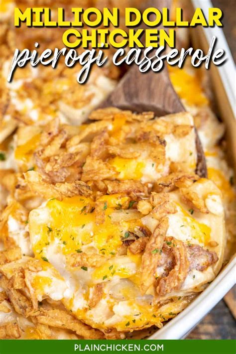 Million Dollar Chicken Pierogi Casserole Plain Chicken